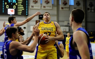 Rezultatyviai žaidęs J.Jucikas padėjo "Ventspils" pergalingai startuoti finale